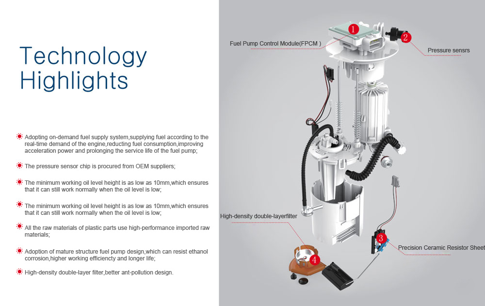 Fuel Pump Assembly Technology Highlights